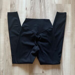 High waisted athletic Black Leggings